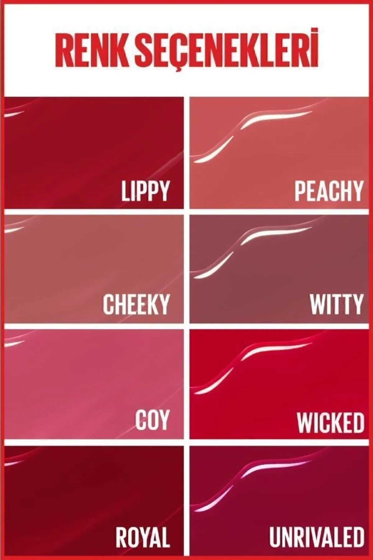 Maybelline New York, Super Stay Vinyl Ink, Likit Parlak Ruj - 35 Cheeky