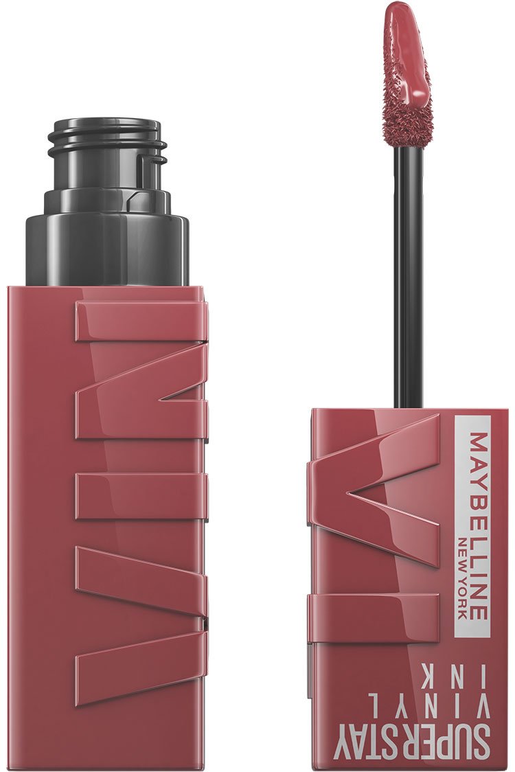 Maybelline New York, Super Stay Vinyl Ink, Likit Parlak Ruj - 40 Witty