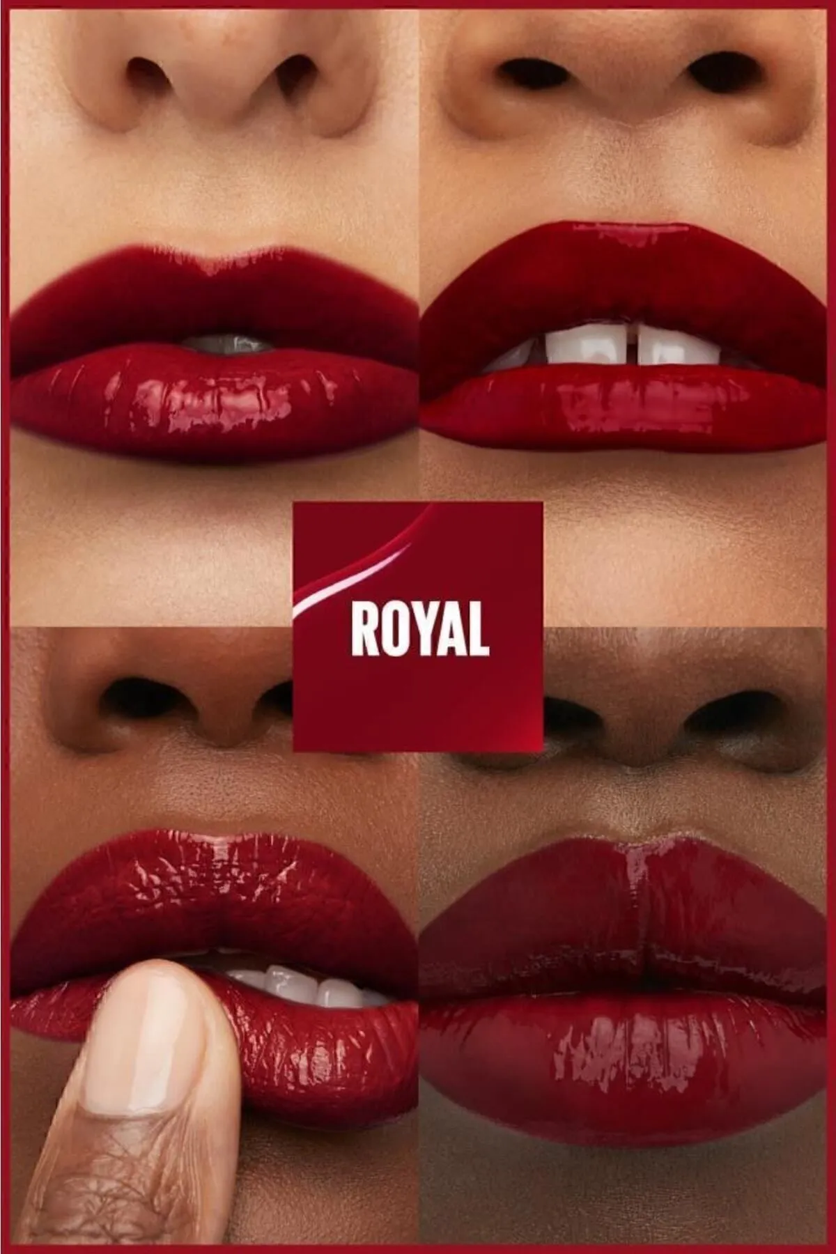 Maybelline New York, Super Stay Vinyl Ink, Likit Parlak Ruj - 55 Royal  