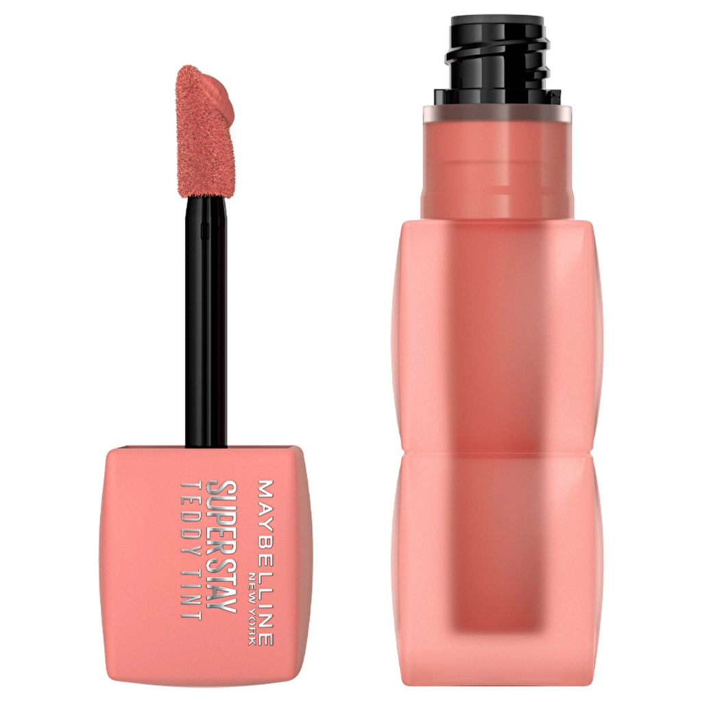 Maybelline, Super Stay, Teddy Tint, Uzun Süre Kalıcı, Likit Mat Tint - 10 Current Mood