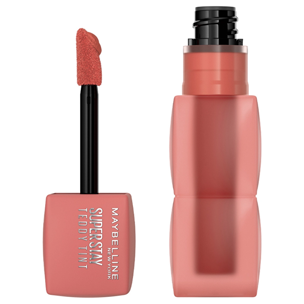 Maybelline, Super Stay, Teddy Tint, Uzun Süre Kalıcı, Likit Mat Tint - 15 Skinny Dip