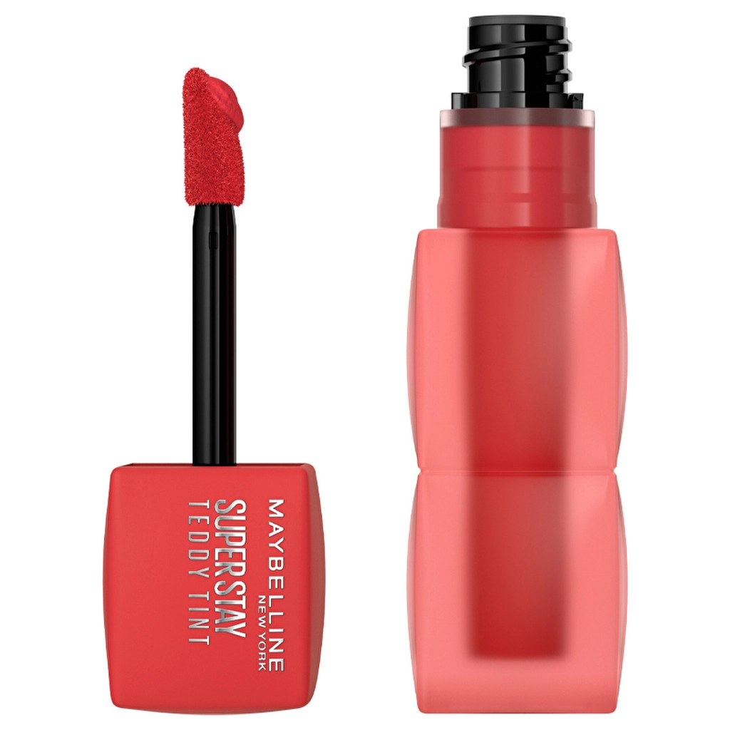 Maybelline, Super Stay, Teddy Tint, Uzun Süre Kalıcı, Likit Mat Tint - 30 Coquettish
