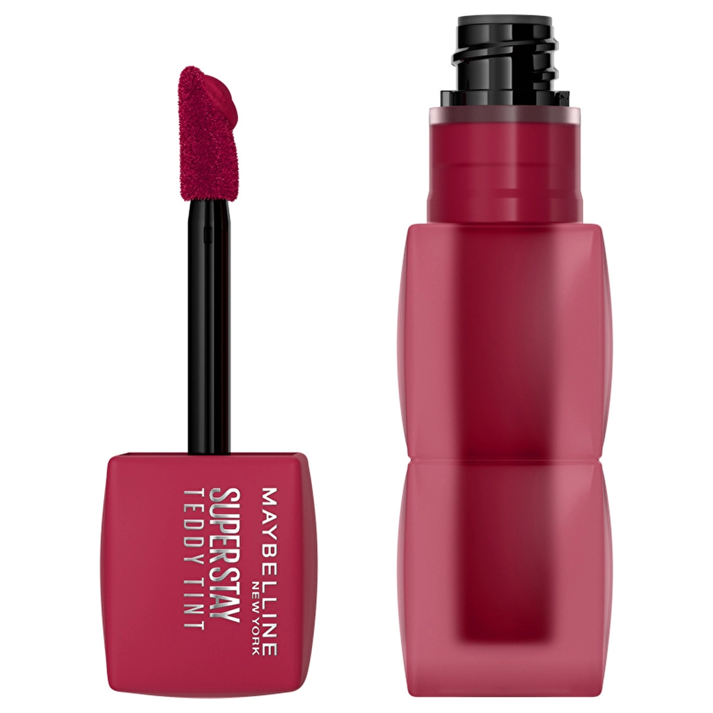 Maybelline, Super Stay, Teddy Tint, Uzun Süre Kalıcı, Likit Mat Tint - 50 Wild at Heart