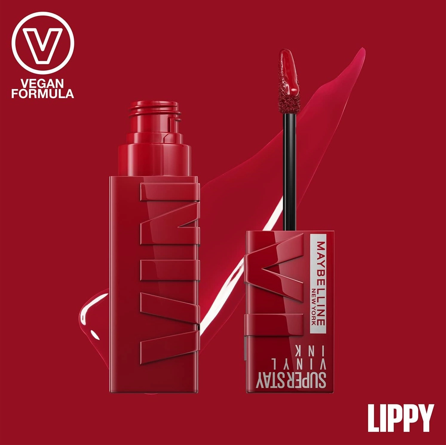 Maybelline New York, Super Stay Vinyl Ink, Uzun Süre Kalıcı, Likit Parlak Ruj 10 Lippy & Mini, Super Stay Matte Ink, Likit Mat Ruj 65 Seductress, Makyaj Seti