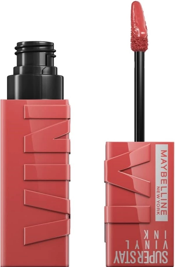 Maybelline New York, Super Stay Vinyl Ink, Uzun Süre Kalıcı, Likit Parlak Ruj 15 Peachy & Mini, Super Stay Matte Ink, Likit Mat Ruj 65 Seductress, Makyaj Seti