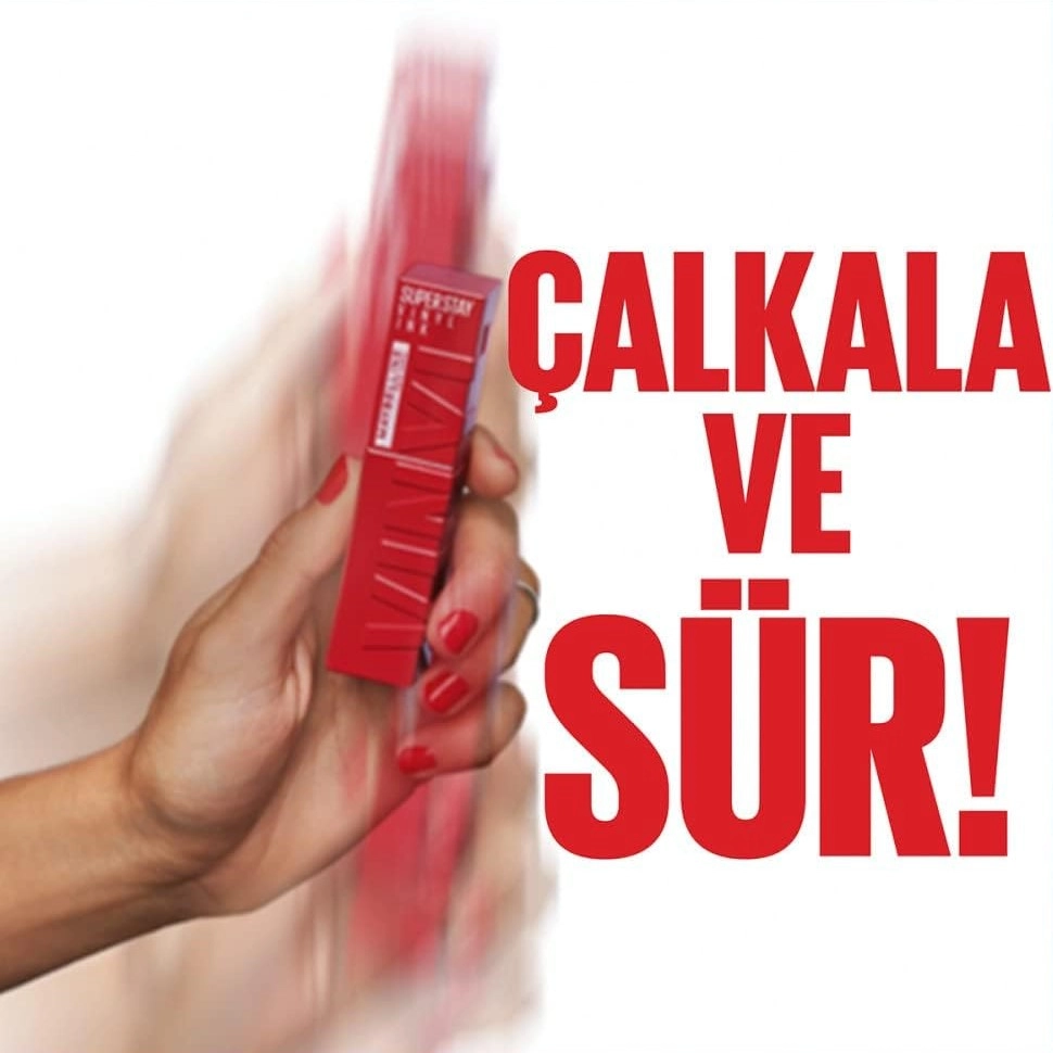 Maybelline New York, Super Stay Vinyl Ink, Uzun Süre Kalıcı, Likit Parlak Ruj 15 Peachy & Mini, Super Stay Matte Ink, Likit Mat Ruj 65 Seductress, Makyaj Seti