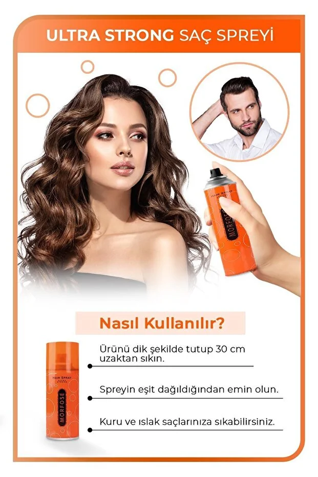 Morfose, Ultra Strong, Saç Spreyi - 75 ml