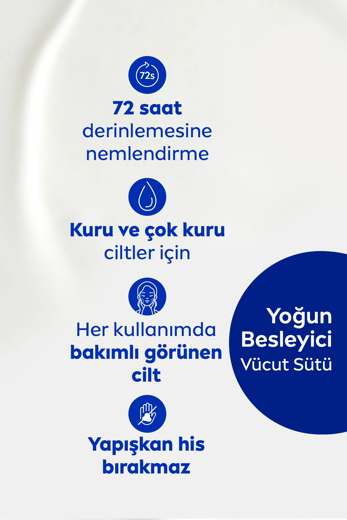 NIVEA, Besleyici Vücut Sütü - 400 ml  (Kuru ve Çok Kuru Ciltler, 72 Saat Nemlendirici, Badem Yağı)