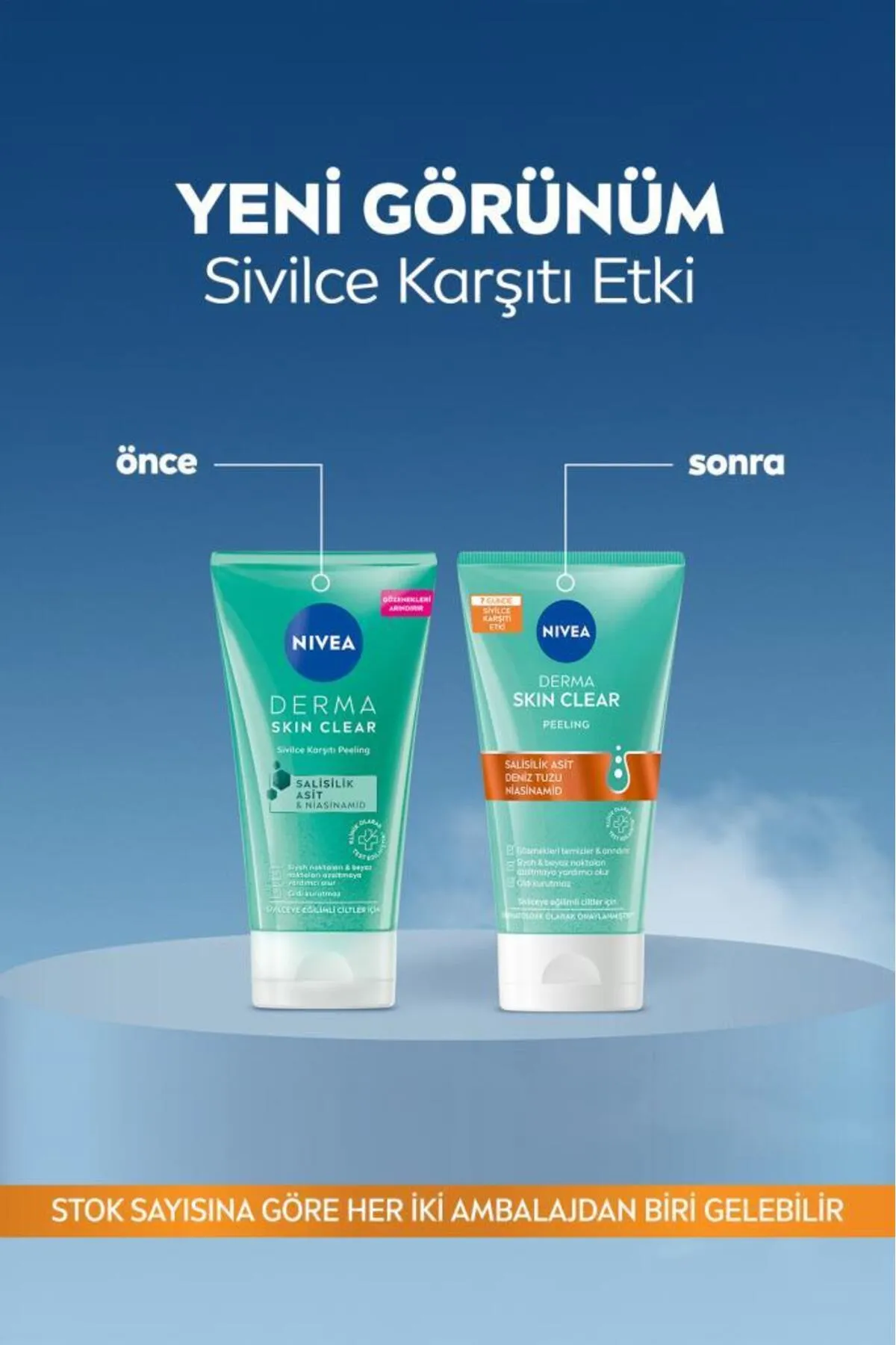Nivea, Derma Skin Clear, Sivilce Karşıtı, Peeling - 150 ml