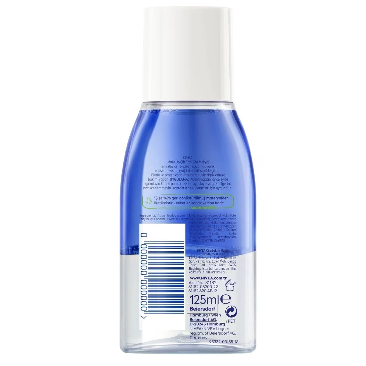 Nivea, Make Up Expert, Çift Fazlı Göz Makyaj Temizleyici - 125 ml