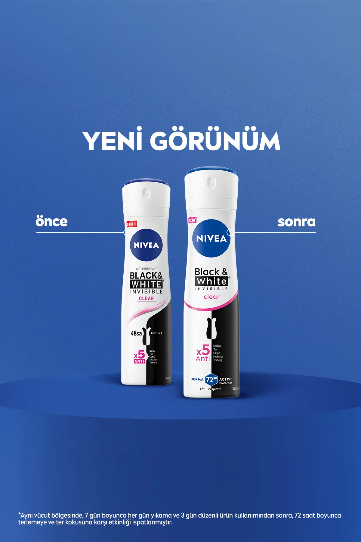 Nivea, Invisinle Black and White Fresh,  Kadın Deodorant - 150 ml