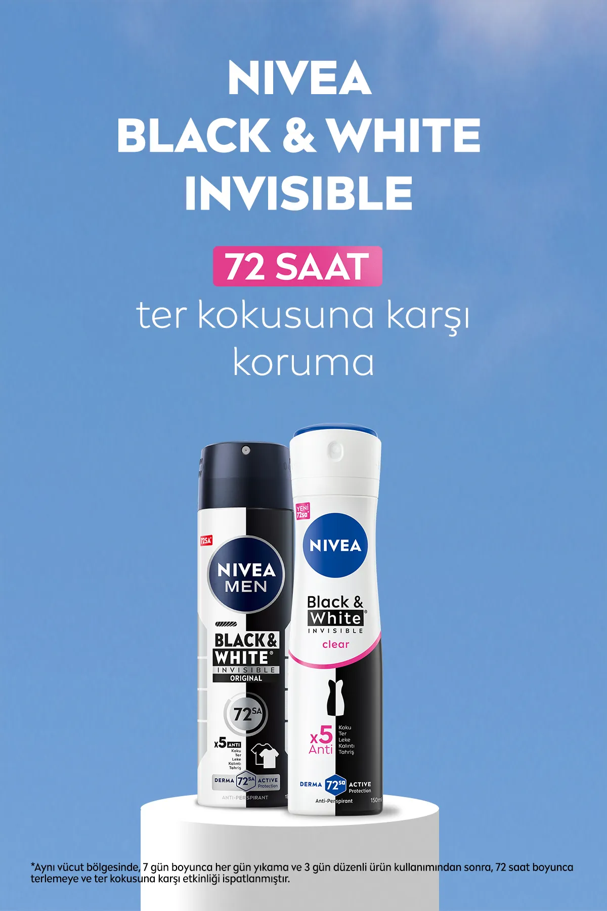 Nivea, Invisinle Black and White Fresh,  Kadın Deodorant - 150 ml