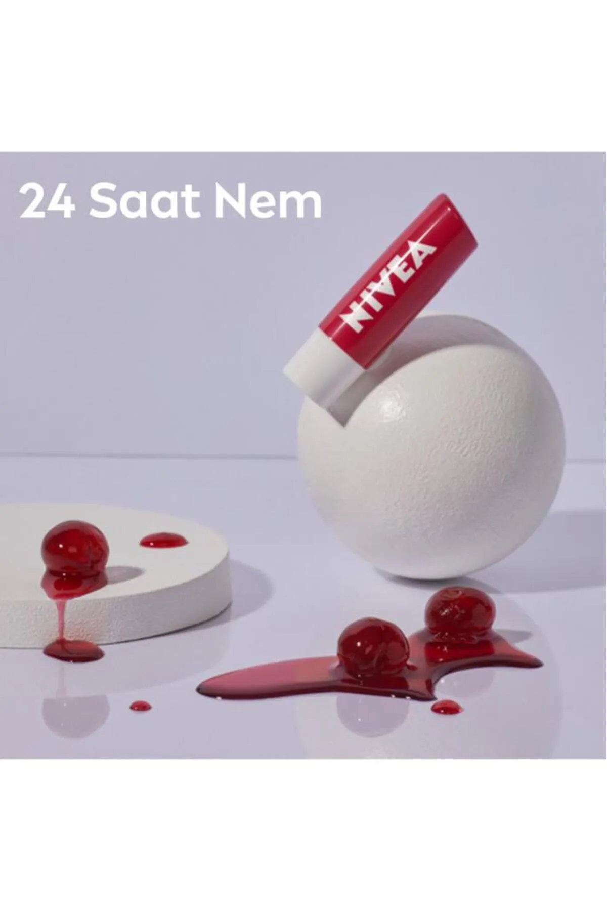 NIVEA Kiraz Dudak Bakım Kremi ve Parlatıcısı 4.8 gr