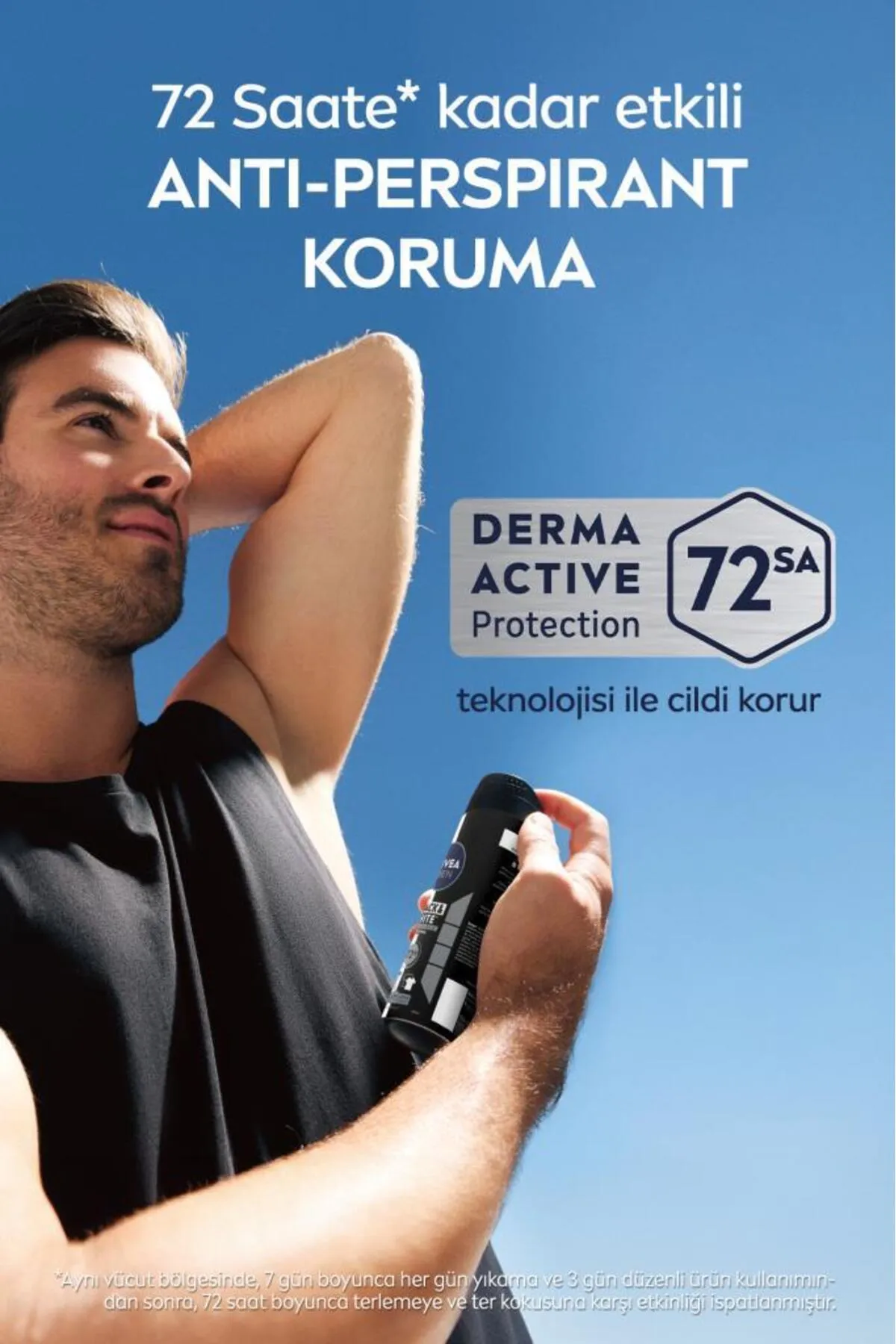 NIVEA MEN, Black & White, Original Sprey Deodorant, 150 ml