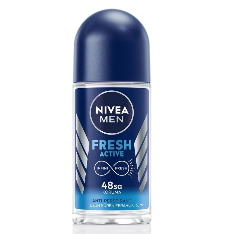 NIVEA MEN, Fresh Active, Roll-On - 50 ml 