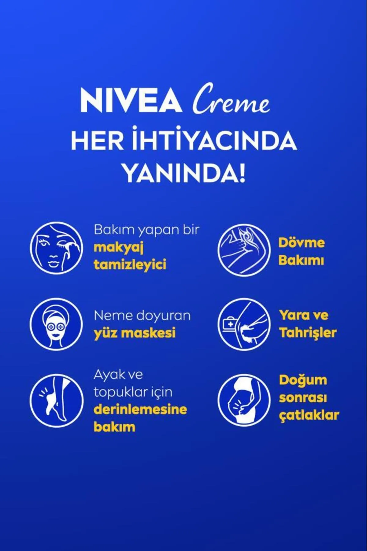 Nivea Creme, Nemlendirici Krem - 250 ml