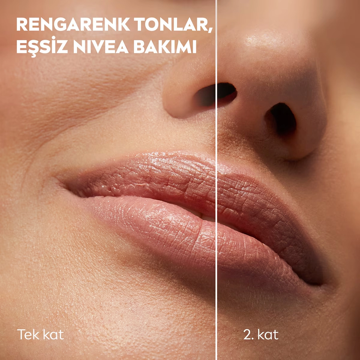 NIVEA, Renkli, spf30, Nemlendirici, Dudak ve Yanak, Bakım Kremi -  Nude (4.8 gr)