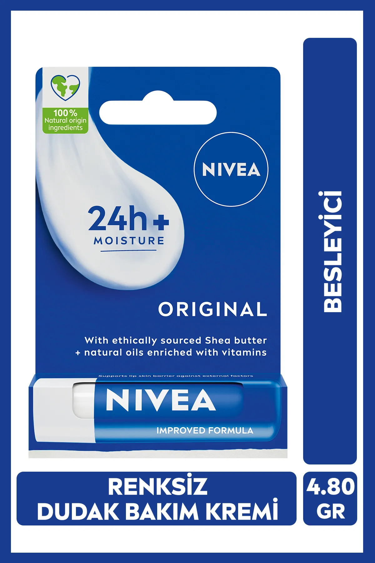 NIVEA Original Dudak Bakım Kremi 4.8 gr