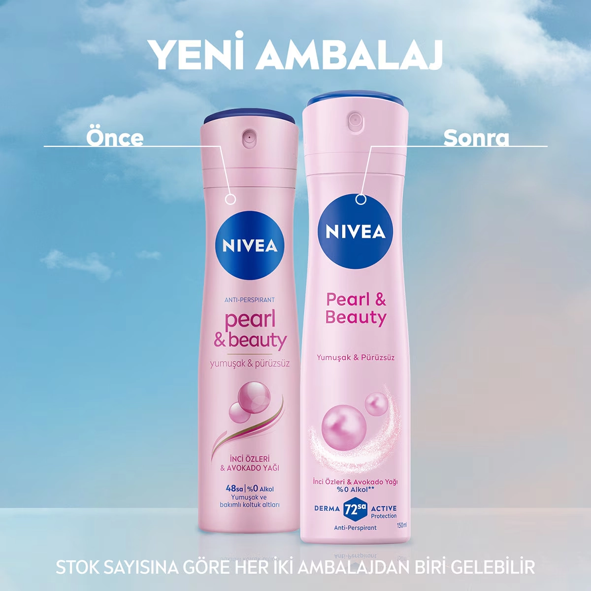 Nivea, Kadın Sprey Deodorant, Pearl & Beauty - 150 ml
