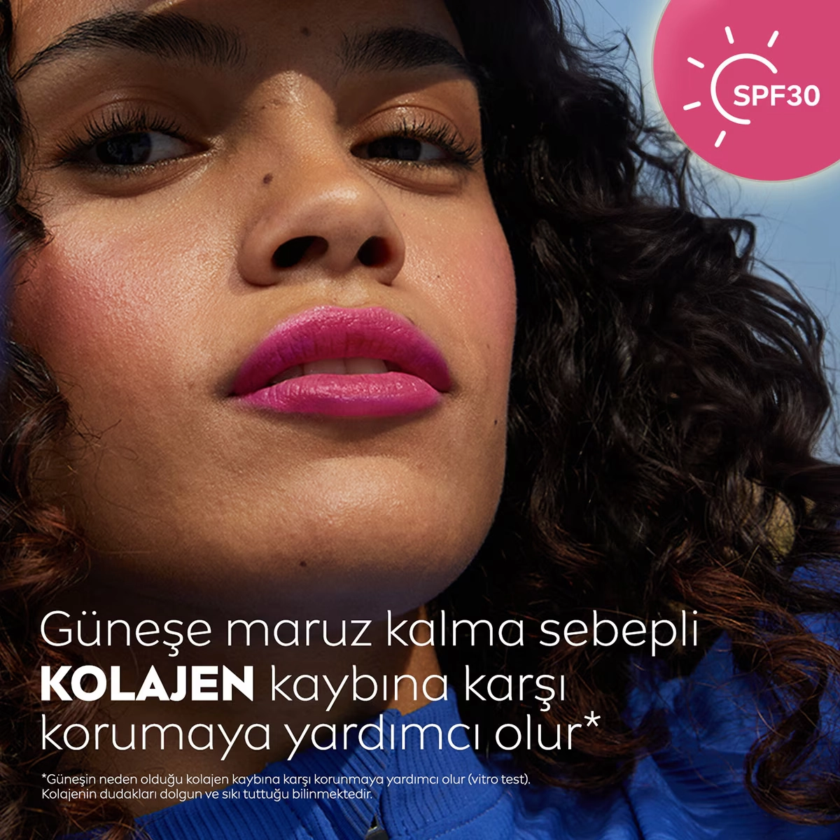 NIVEA, Renkli, spf30, Nemlendirici, Dudak ve Yanak, Bakım Kremi -  Pembe (4.8 gr)