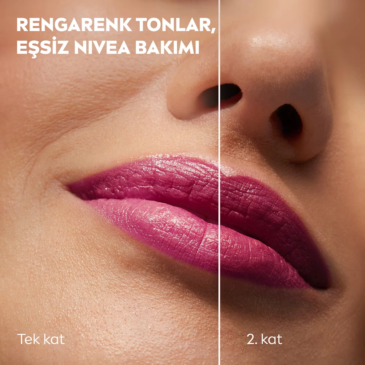 NIVEA, Renkli, spf30, Nemlendirici, Dudak ve Yanak, Bakım Kremi -  Pembe (4.8 gr)