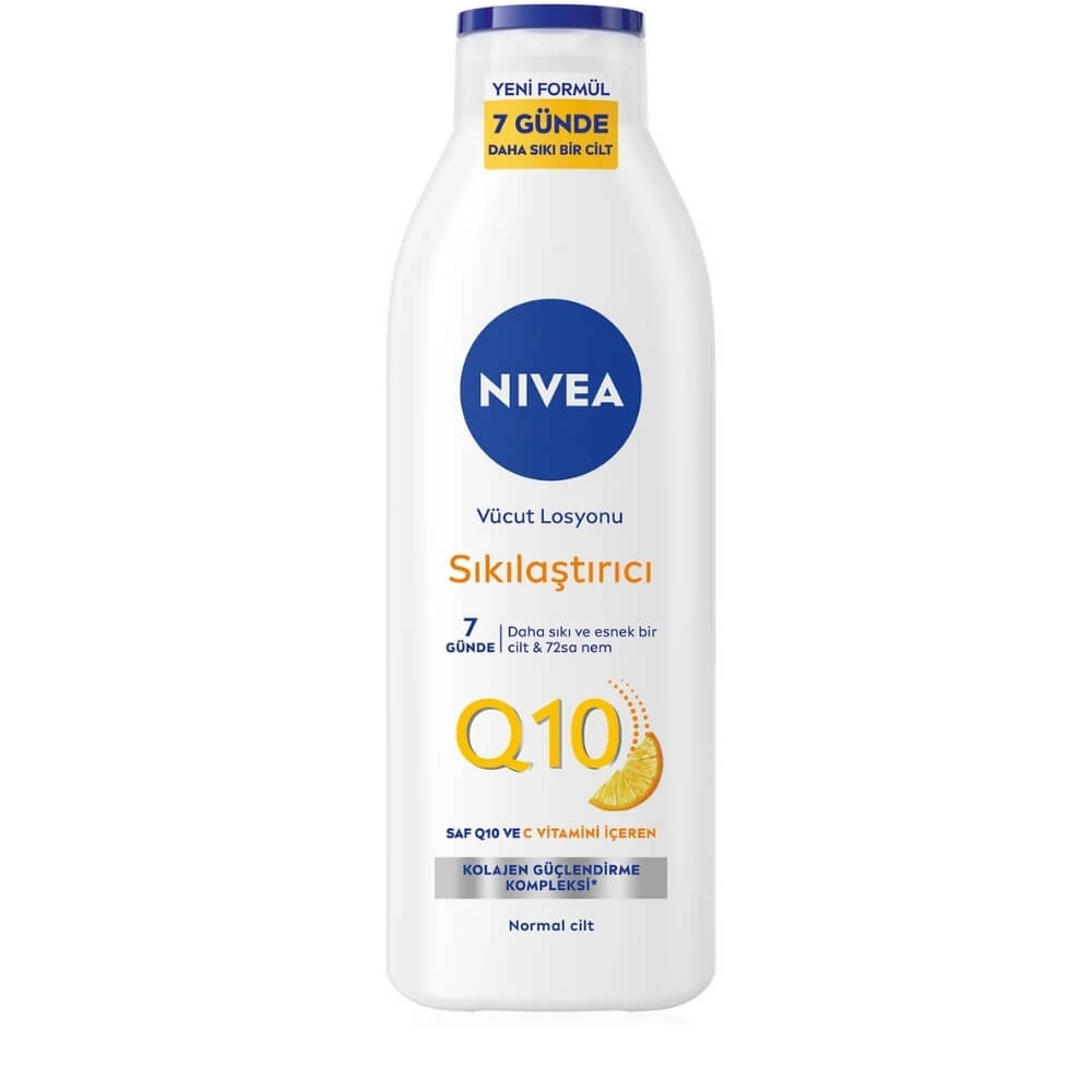NIVEA Q10, 7 Günde Sıkılaştırıcı, C Vitamini, Nemlendirici, Vücut Losyonu - 250 ml