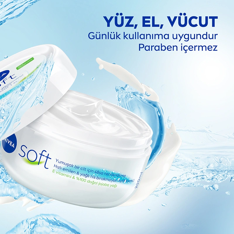 Nivea Soft Nemlendirici Bakım Kremi 100 ml
