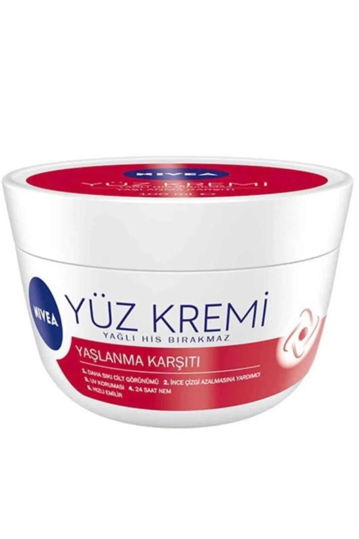 NIVEA, Yaşlanma Karşıtı, Nemlendirici, Yüz Bakım Kremi - 100 ml