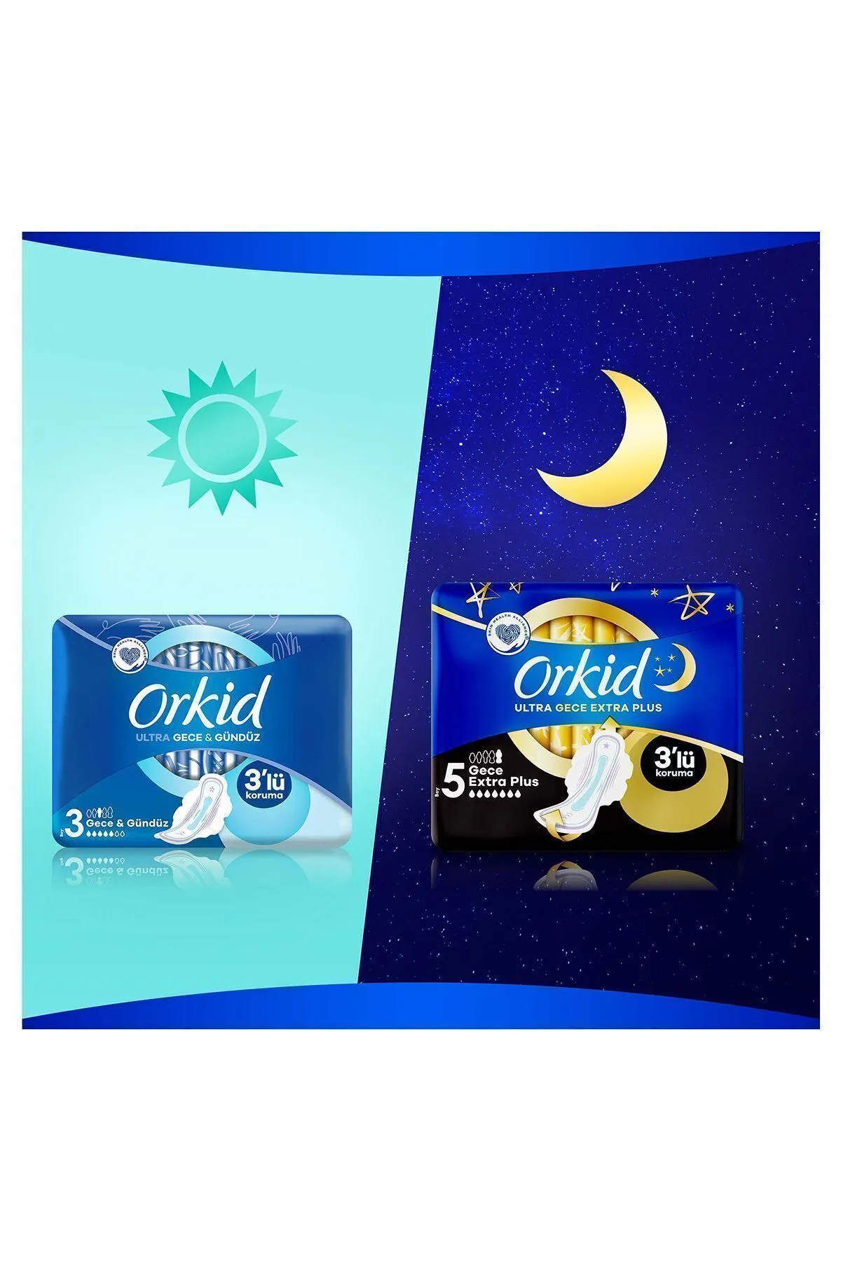 Orkid Ultra Extra Hijyenik Ped Gece Tekli Paket 6 Ped