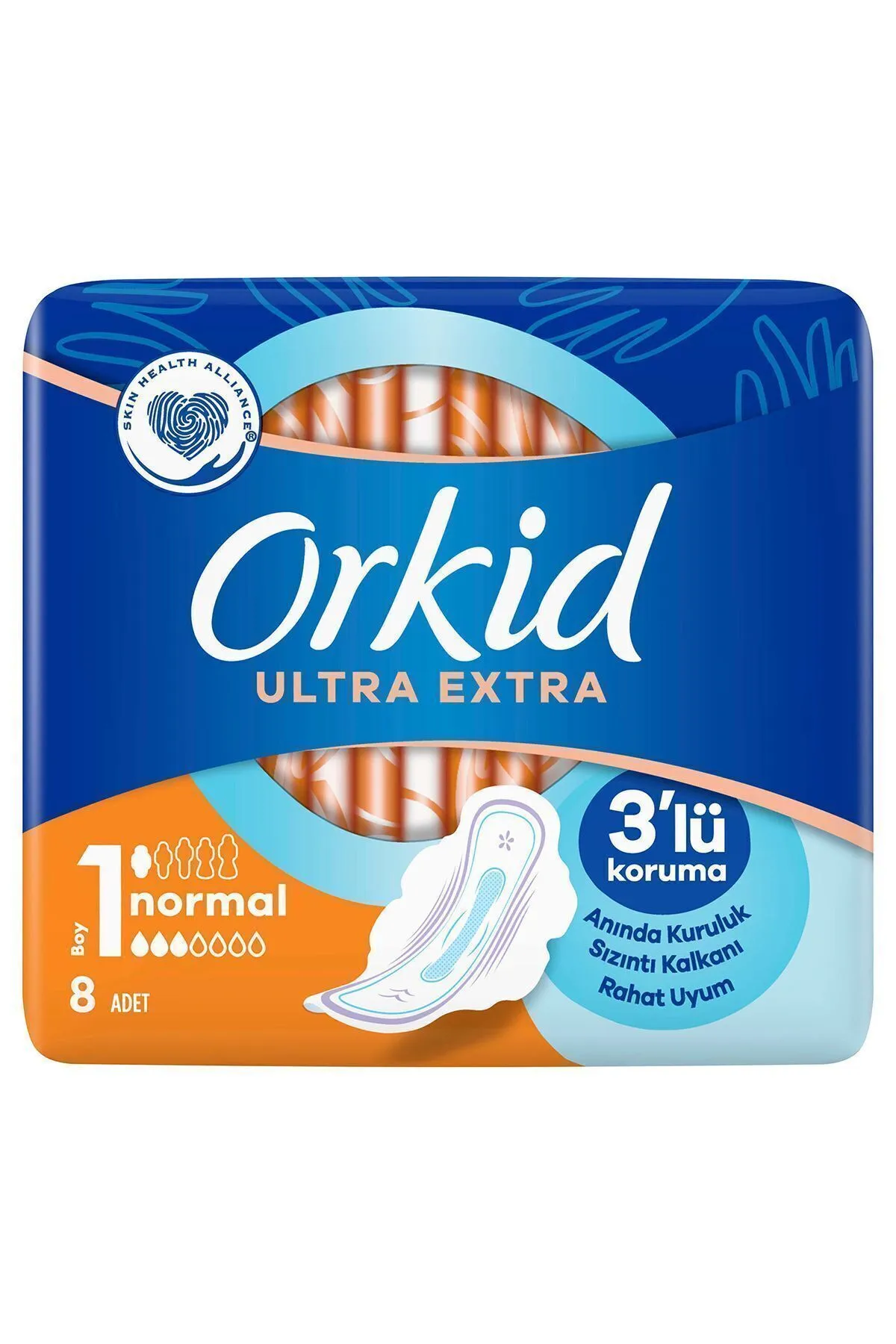 Orkid Ultra Extra Hijyenik Ped Normal Tekli Paket 8’li