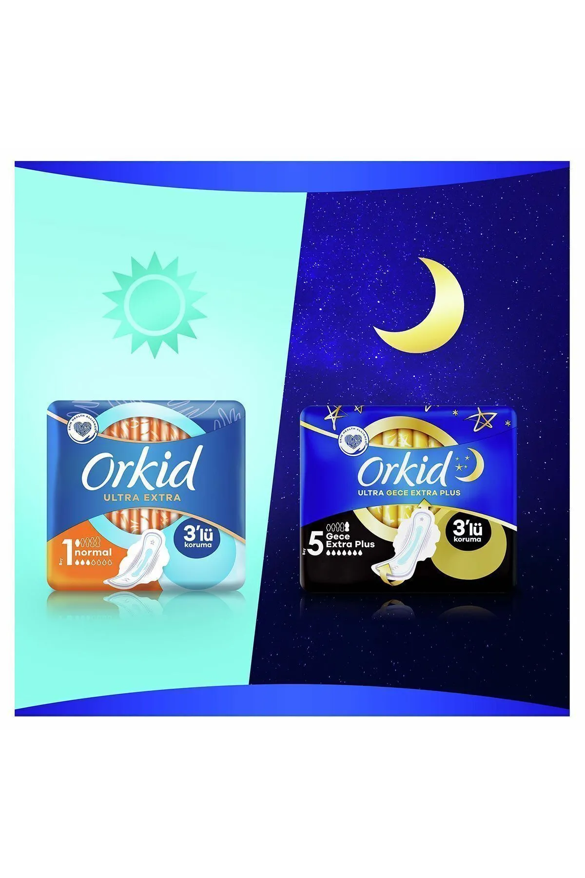 Orkid Ultra Extra Hijyenik Ped Normal Tekli Paket 8’li