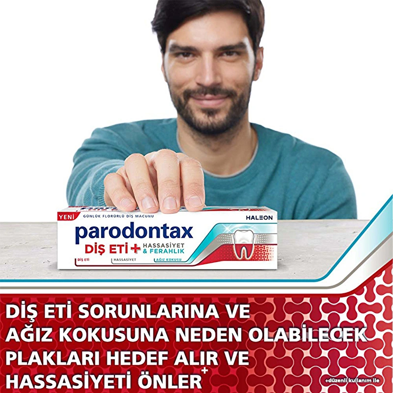 Parodontax, Diş Eti+ Hassasiyet ve Ferahlık Diş Macunu - 75 ml