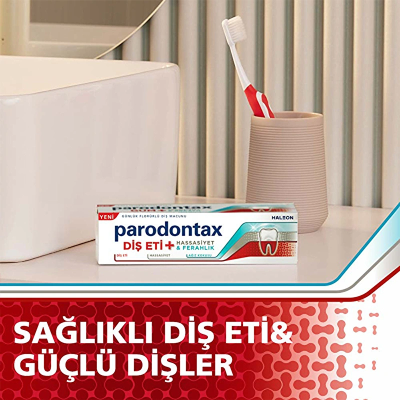 Parodontax, Diş Eti+ Hassasiyet ve Ferahlık Diş Macunu - 75 ml