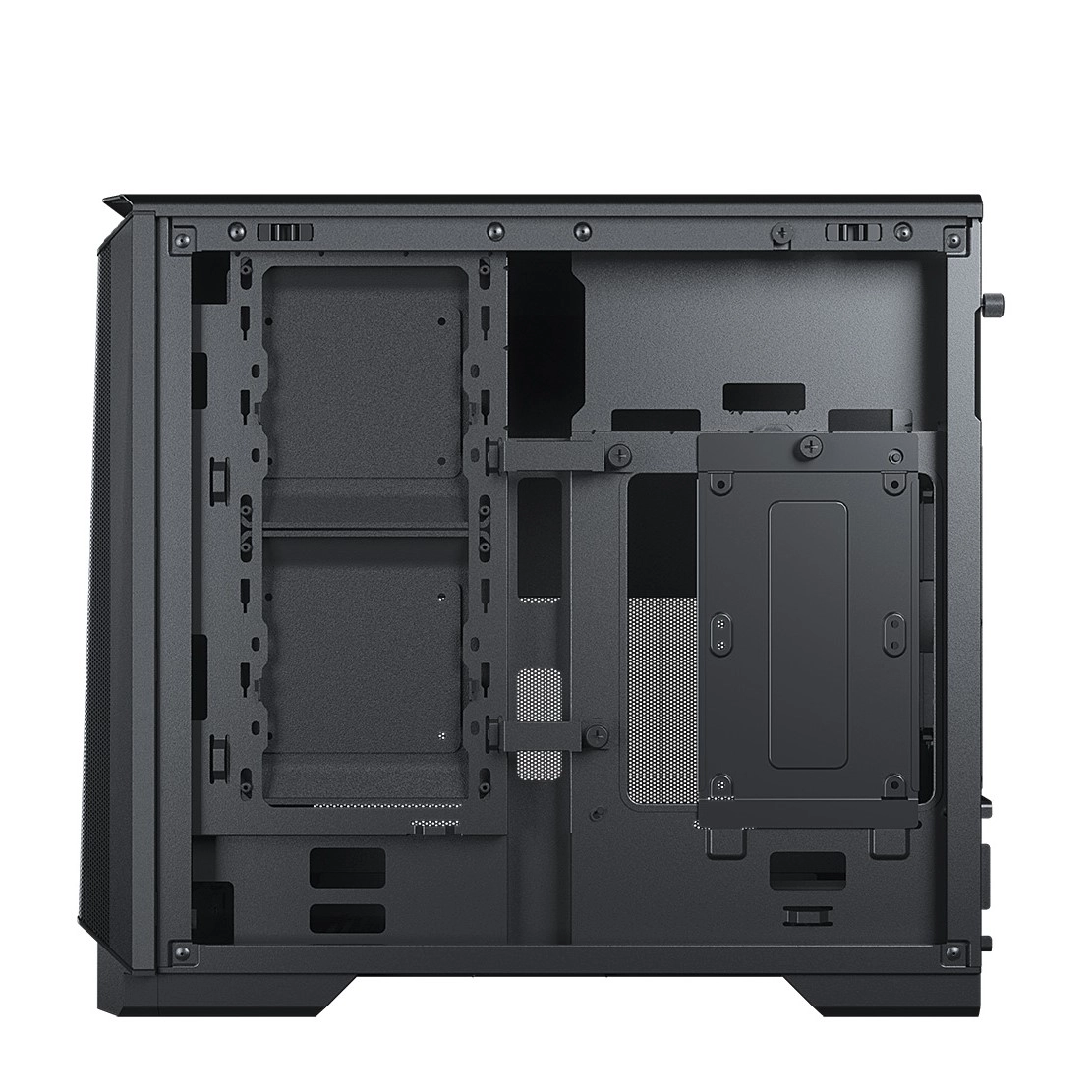 Phanteks, Eclipse P200 Air, Kapalı Panel, Mini-ITX Gaming Oyuncu Bilgisayar Kasası - Saten Siyah