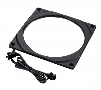 Phanteks, Halos Lux, RGB LED Işıklı Gaming Oyuncu Bilgisayar, Fan Çerçevesi, 140mm - Siyah