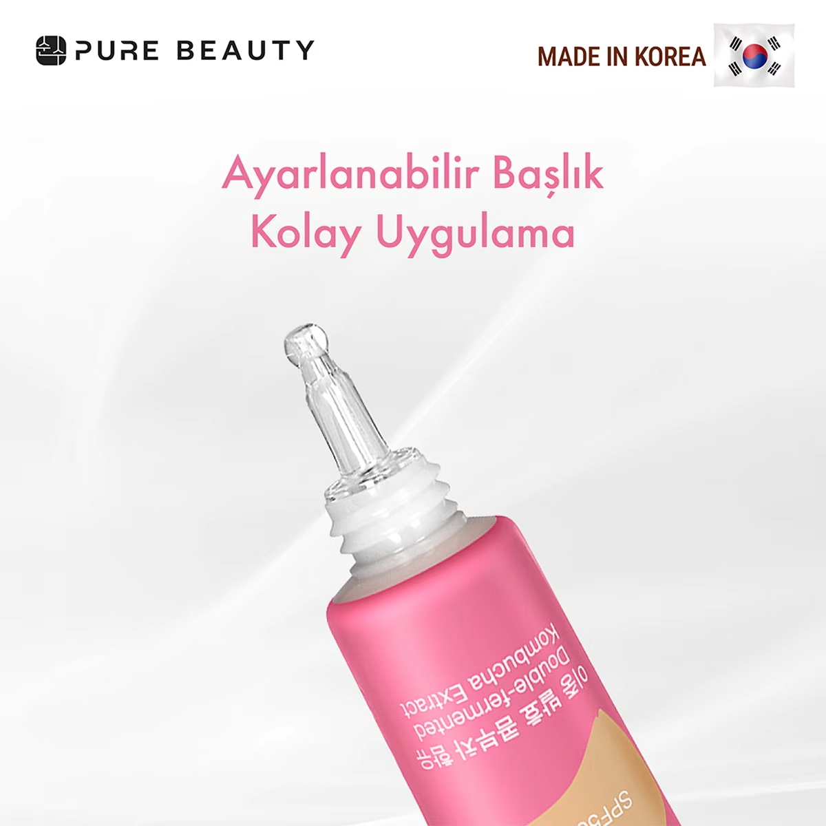 Pure Beauty, CC Krem, SPF50, PA++++, Ivory - 30 ml (Yeni Ürün 4+)