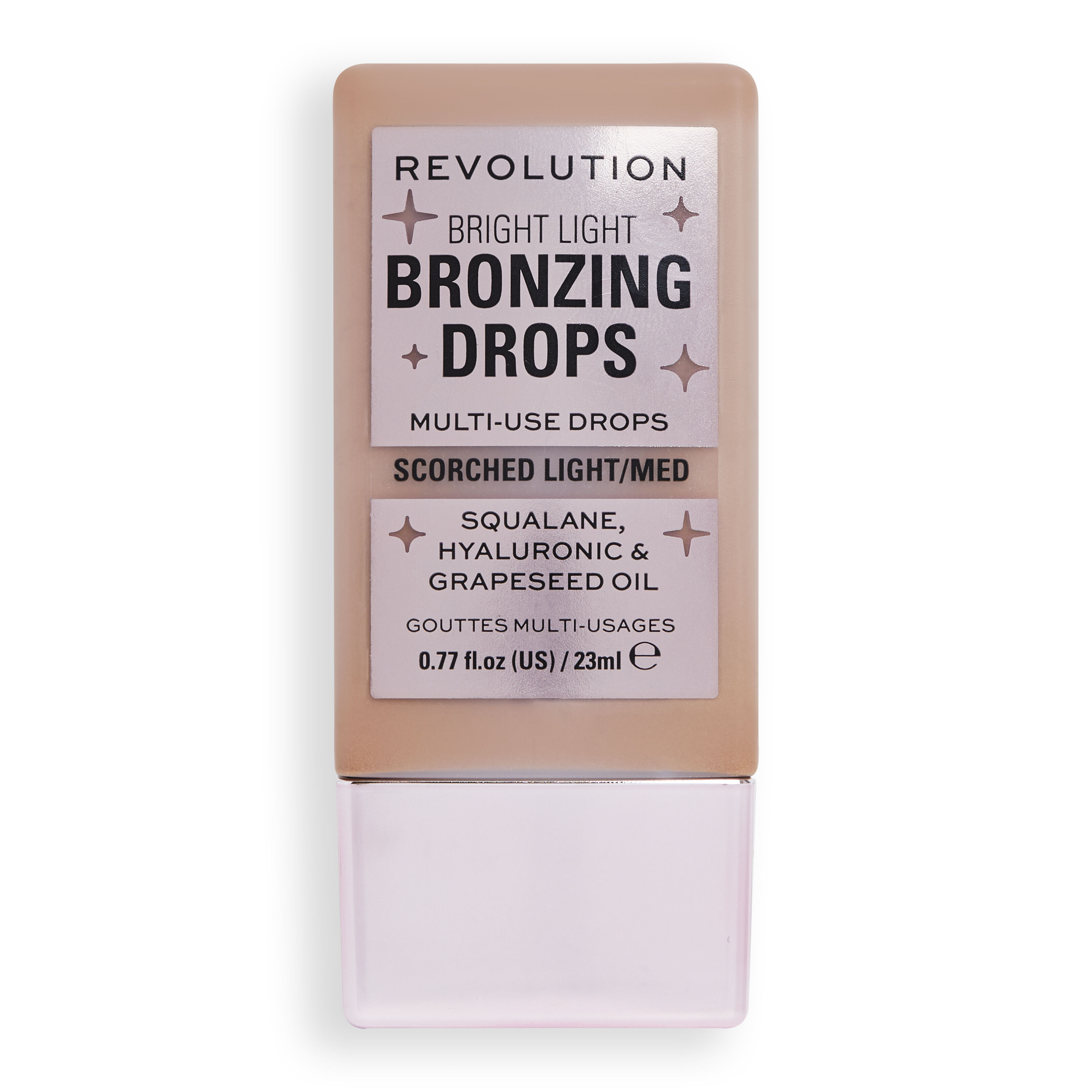 Revolution, Bright Light, Drops Likit Aydınlatıcı, Bronzer Light (23 ml)