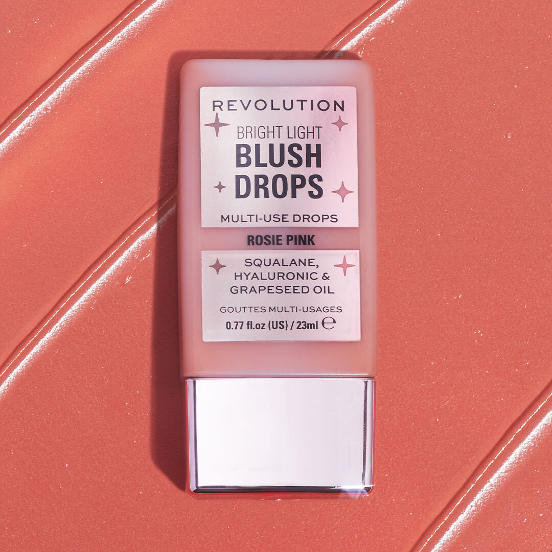 Revolution, Bright Light, Drops Likit Aydınlatıcı, Rosie Pink (23 ml)