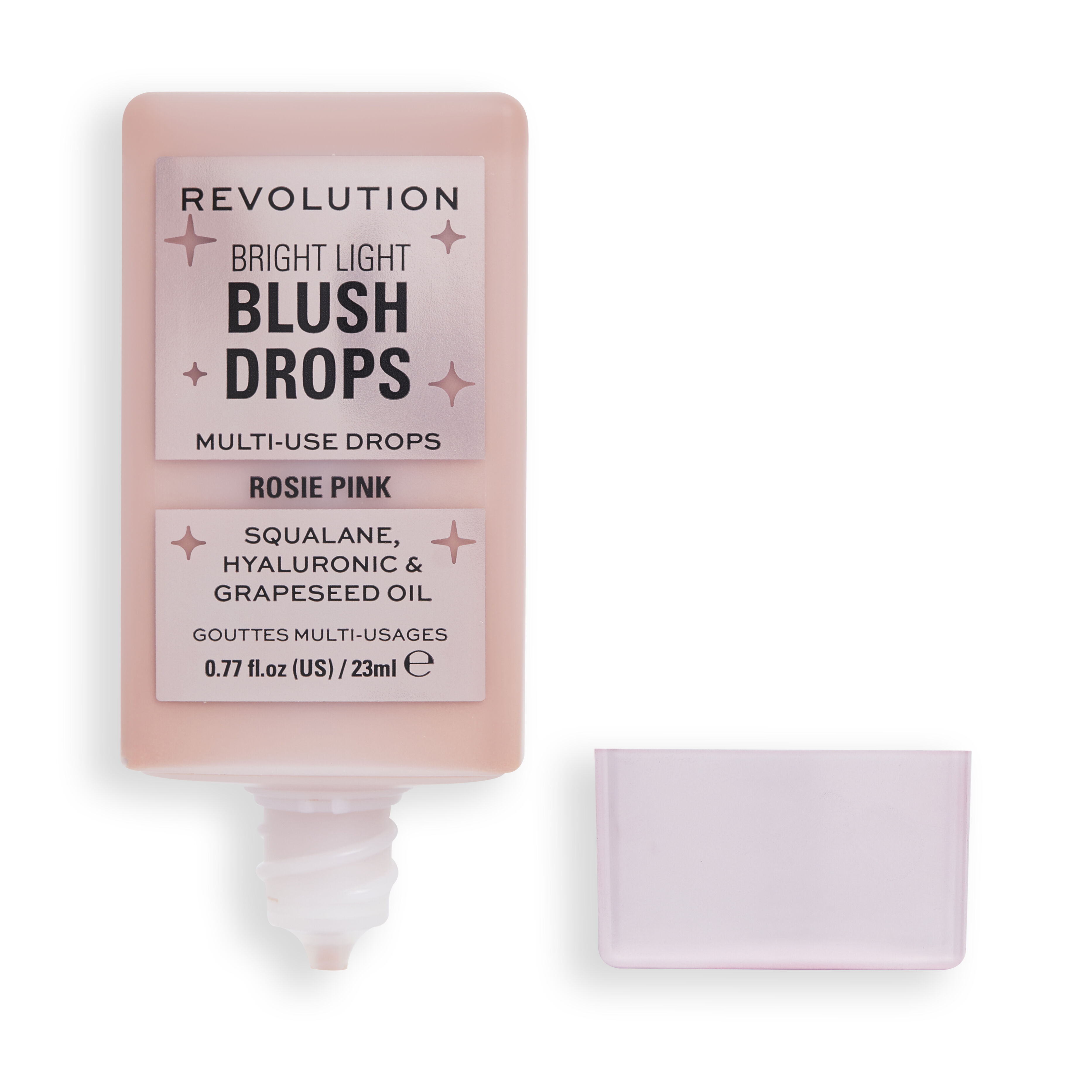 Revolution, Bright Light, Drops Likit Aydınlatıcı, Rosie Pink (23 ml)