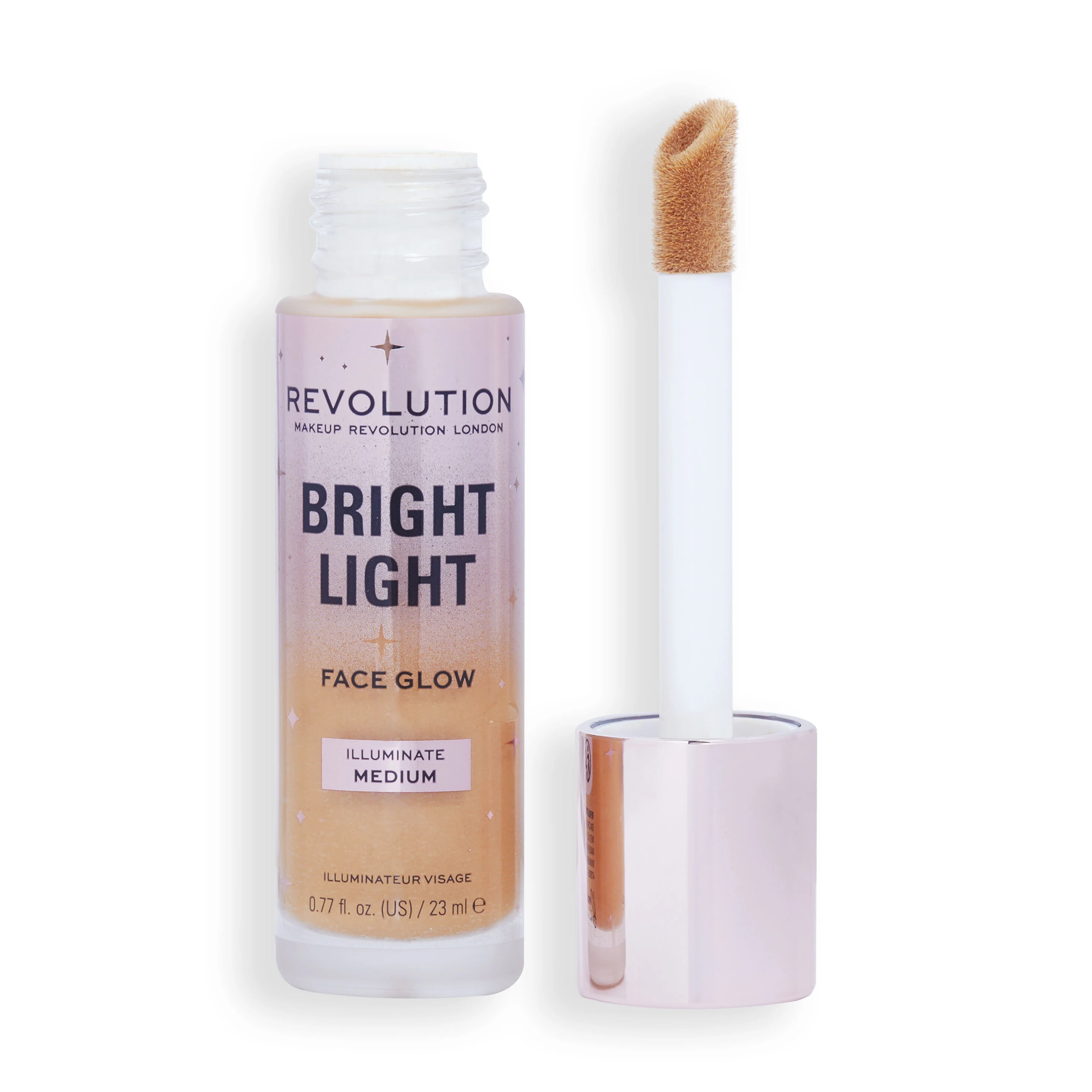Revolution, Bright Light, Face Glow, 4in1 Işıltılı Fondöten, Illuminate Medium (23 ml)