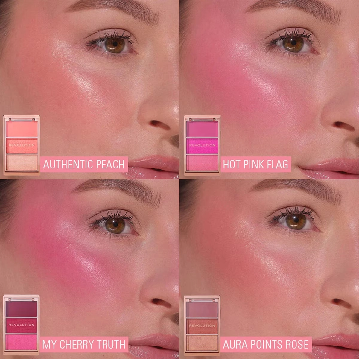 Revolution, Icon Aura Points Rose, Allık Paleti