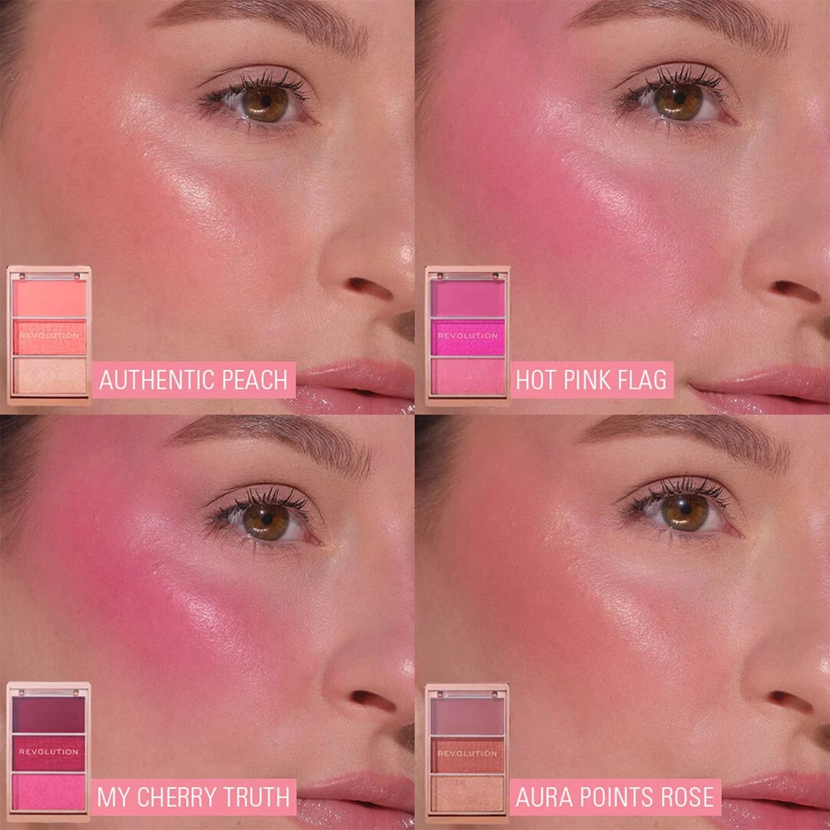 Revolution, Icon Authentic Peach, Allık Paleti