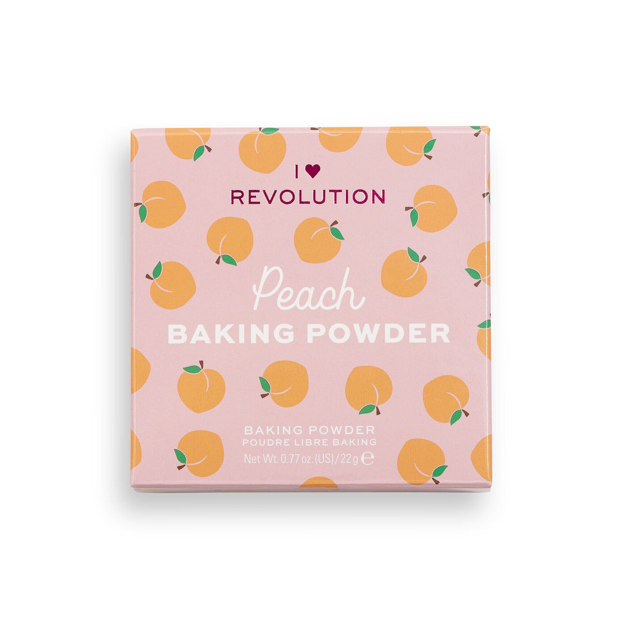 Revolution, I Heart, Loose Baking, Peach, Pudra (22 gr)