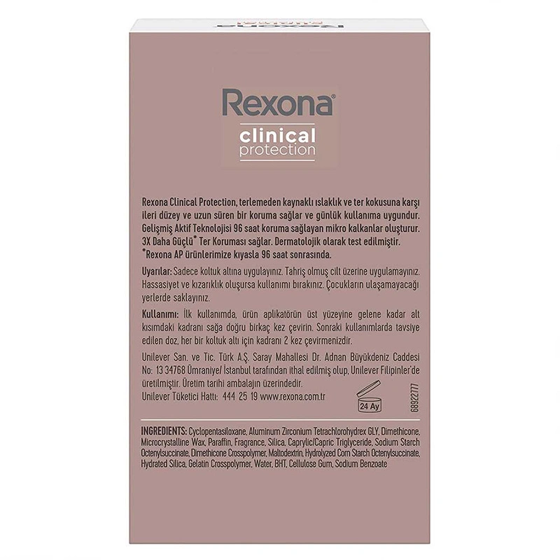 Rexona Clinical Protection Shower Clean Stick Deodorant 45 ml