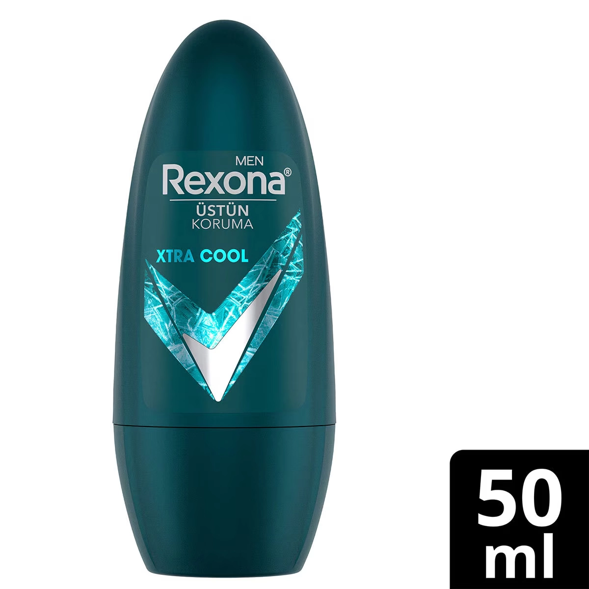 Rexona, Üstün Koruma, Erkek Roll On Deodorant Xtra Cool, 72 Saat Kesintisiz Koruma - 50 ml