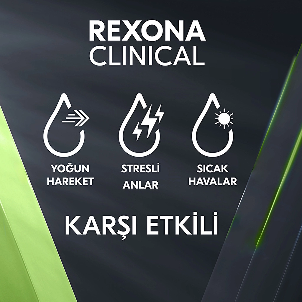 Rexona Men, Clinical Protection, Erkek Stick Deodorant Active Fresh - 45 ml