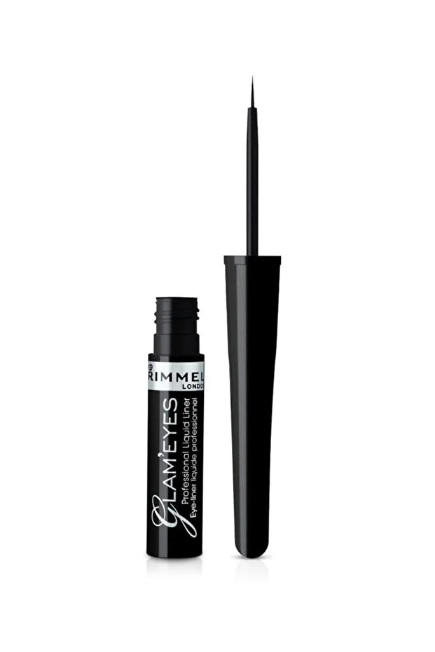 Rimmel London, Glam’Eyes, Proffessional C35 Likit Eyeliner - Black Glamour