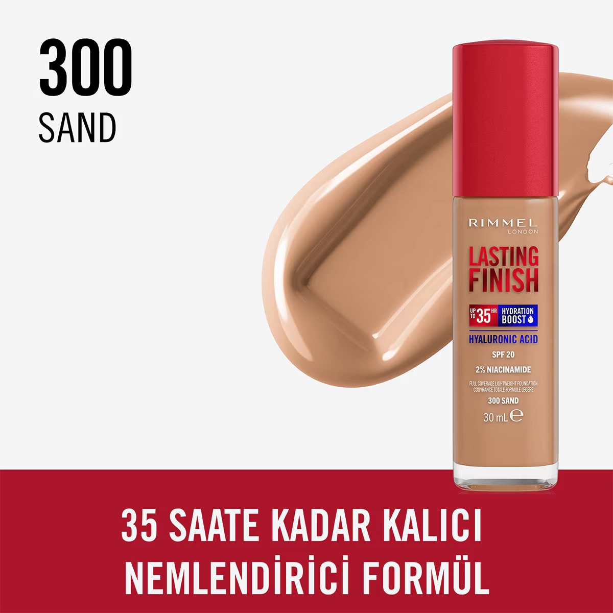 Rimmel London, Lasting Finish Fondöten - 300 Sand