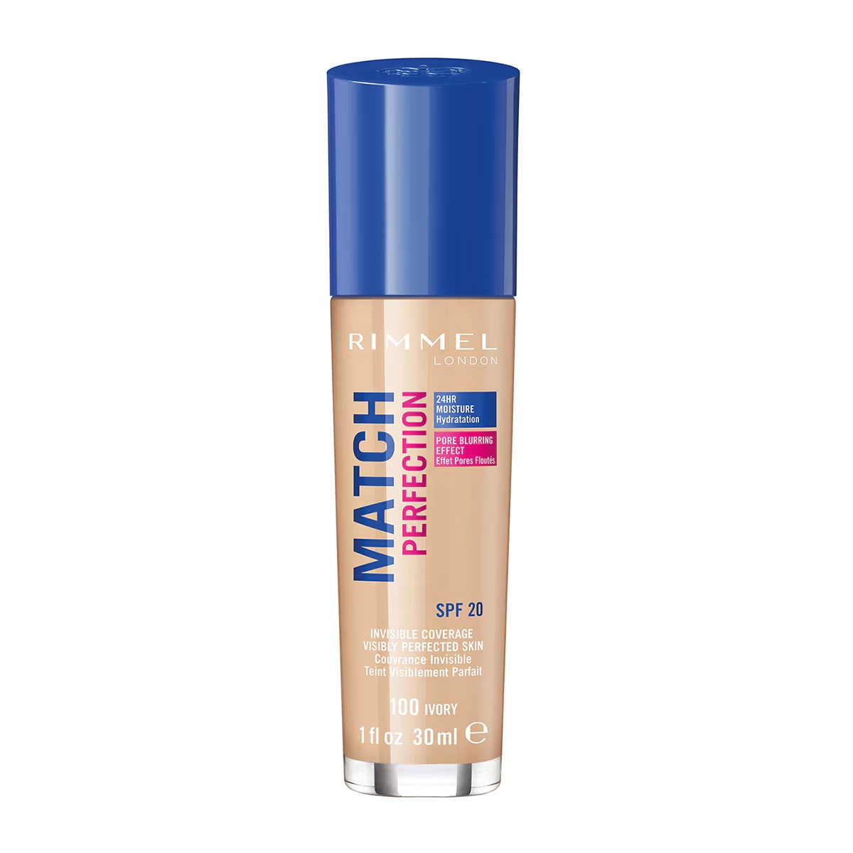 Rimmel London, Match Perfection Fondöten - 100 Ivory