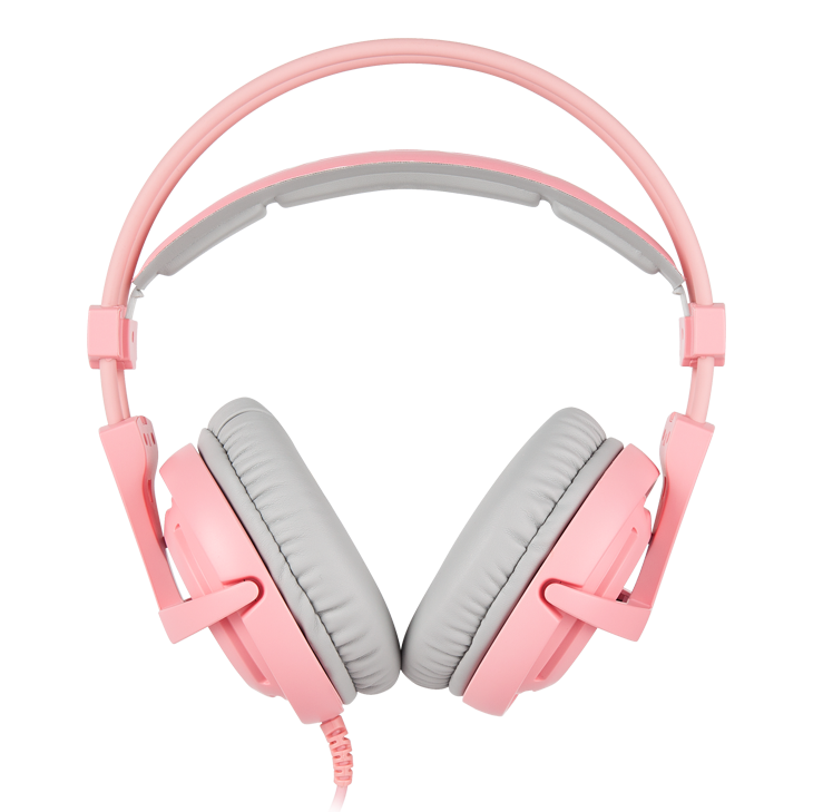 SADES A6 Mikrofonlu Kablolu Sanal 7.1 PC Gaming Oyuncu Kulaklığı (Online Selling Version) - Pembe